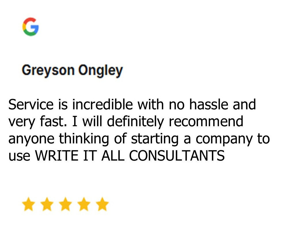 Write It All Consultants client testimonial 4